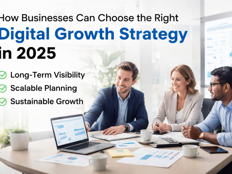 business digital growth strategy planning with analytics and online visibility in 2025